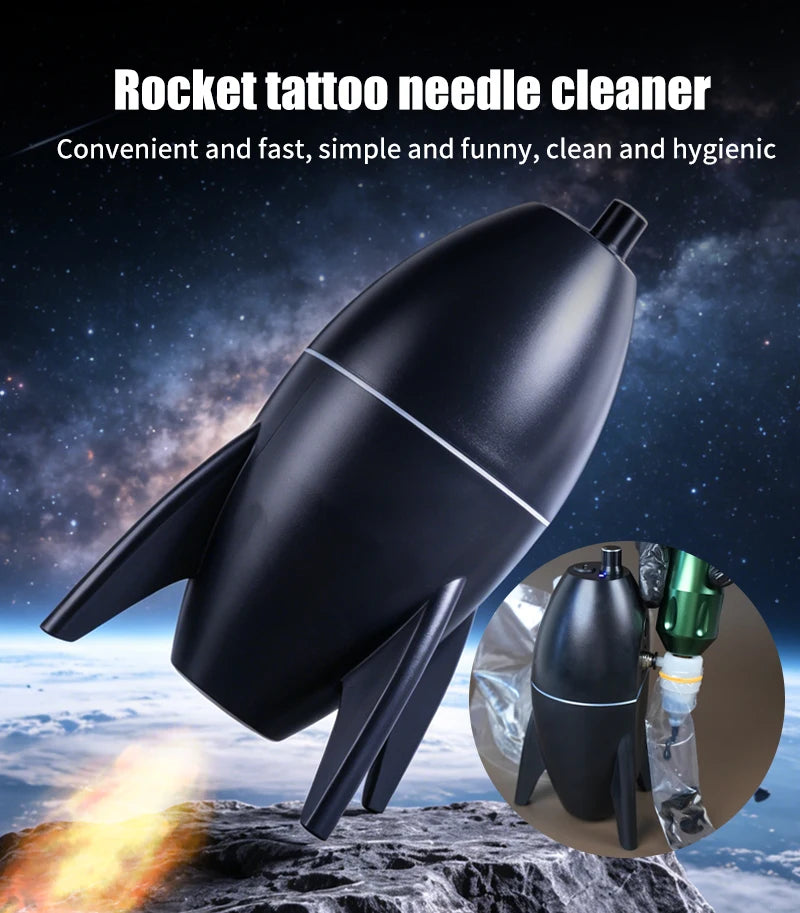 YILONG Tattoo Needle Cleaner Rechargeable Battery Infrared Automatic Ink Flush Permanent Makeup Tattoo Needle Washing Machine