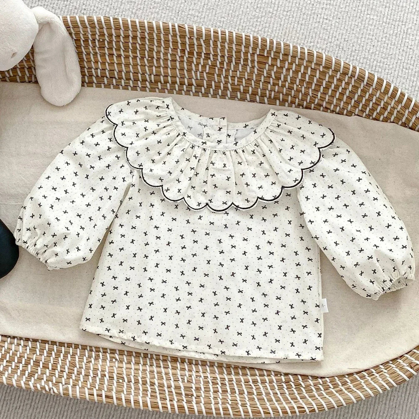 5364 Baby Clothes 2025 Spring Fahion Baby Girl's Bib Suit Lapel Long-sleeved Shirt Or Bag Fart Pants Climbing Clothes