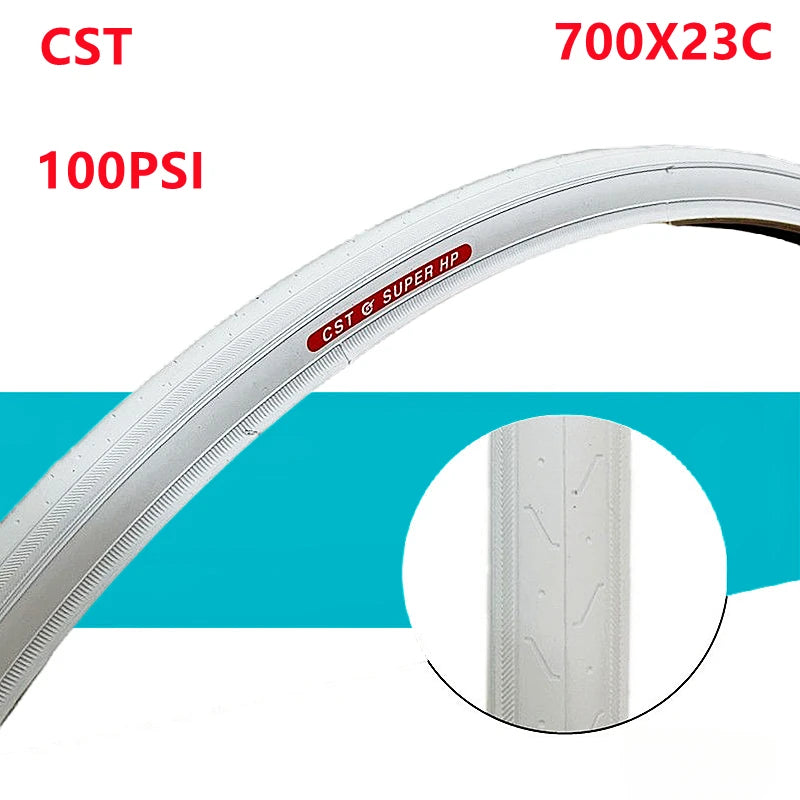 Colorful 700x23C For Road Bike Fixie Bike Bicycle Tires CST Kenda Track Bike Tire  Wire Tire For Fixed Gear Bike Pink Color