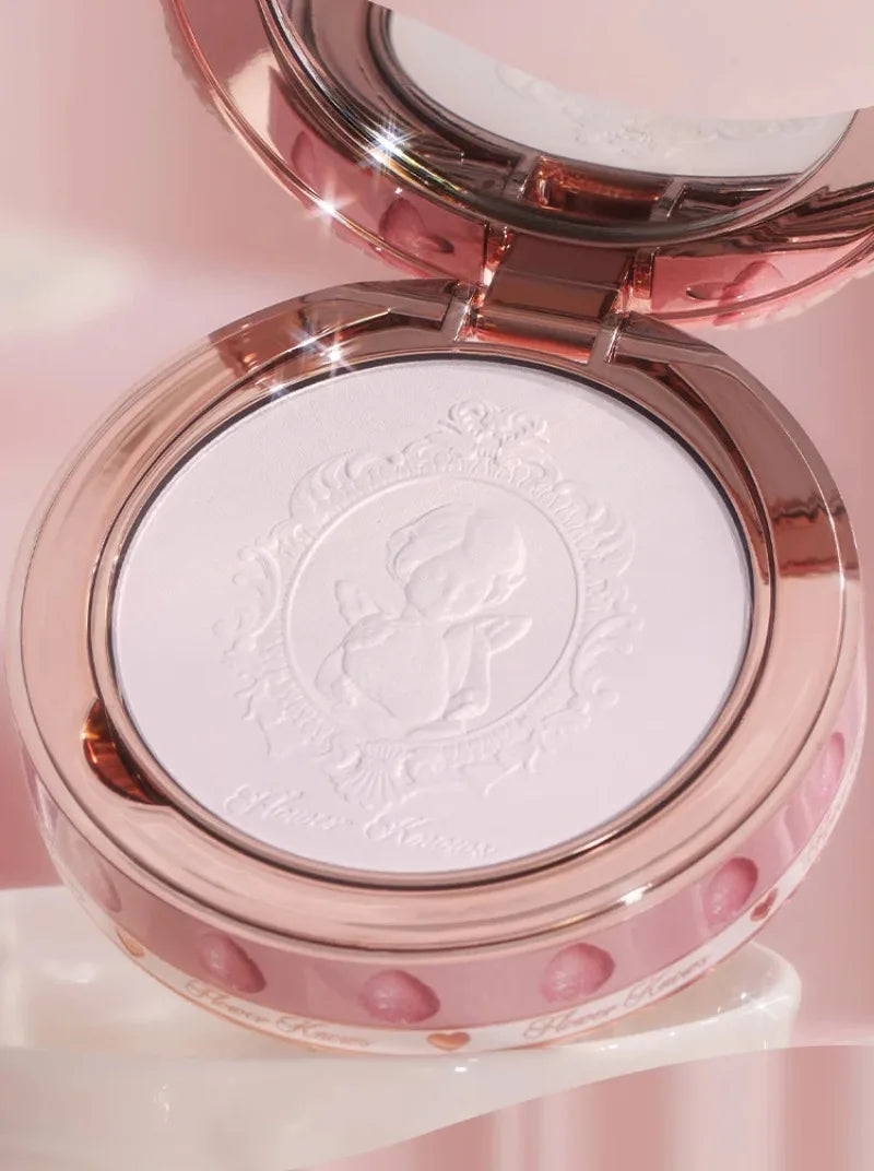 Flower Knows Strawberry Cupid Collection Makeup Set Pressed Powder Solid Perfume Makeup Kit for Women Full Kit Teenagers Make up