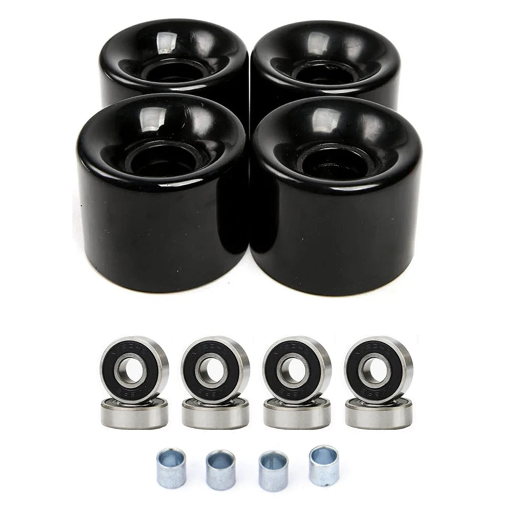 Skateboard Wheel Upgrade Your Riding Experience With This 60x45mm Longboard Wheel Set ABEC 9 Bearings And Spacers