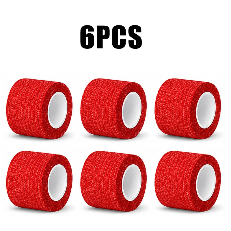 12/6/3pcs Tattoo Grip Cover Wrap Tape Self-Adhesive Breathable Elastic Bandage Waterproof Athletic Bandage Wraps Accessories