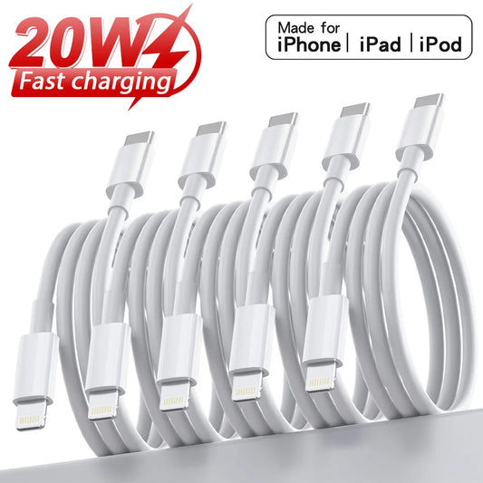 3PCS 5PCS TPE Cable USB C to LIghtning Charging for iPhone Charger Cord Compatible for iPhone 14 13 12 11 Pro Max