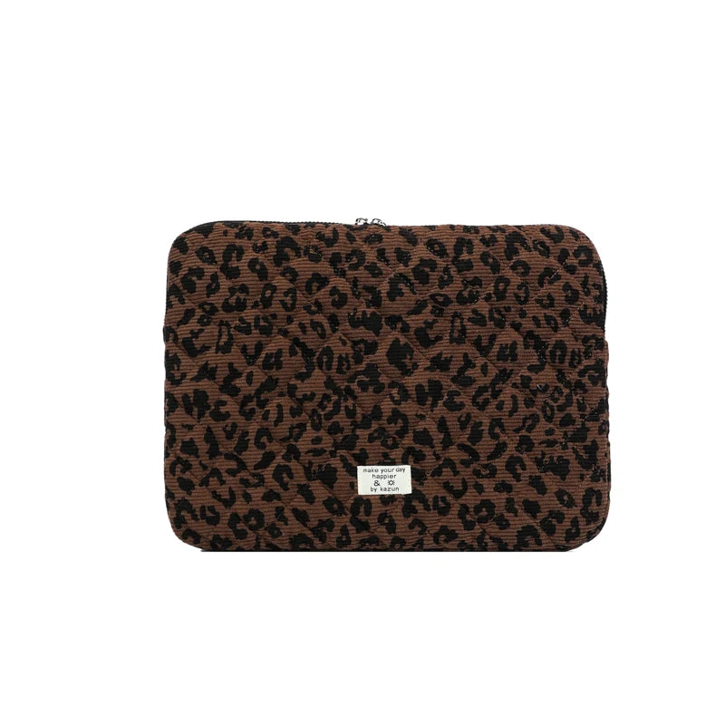 Flower Printed Laptop Sleeve Case Bag for Quilted Protective Laptop Case Computer Sleeve Clutches for 11-15 Inch Laptop Tablet