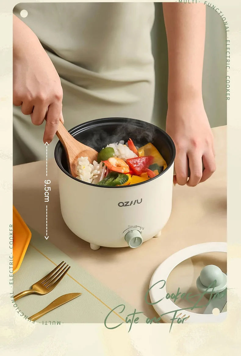 Mini Pot for Baby Electric Rice Pot Multicooker Hotpot Stew Heating Pan Noodles Eggs Soup Porridge Steamer Rice Cookers