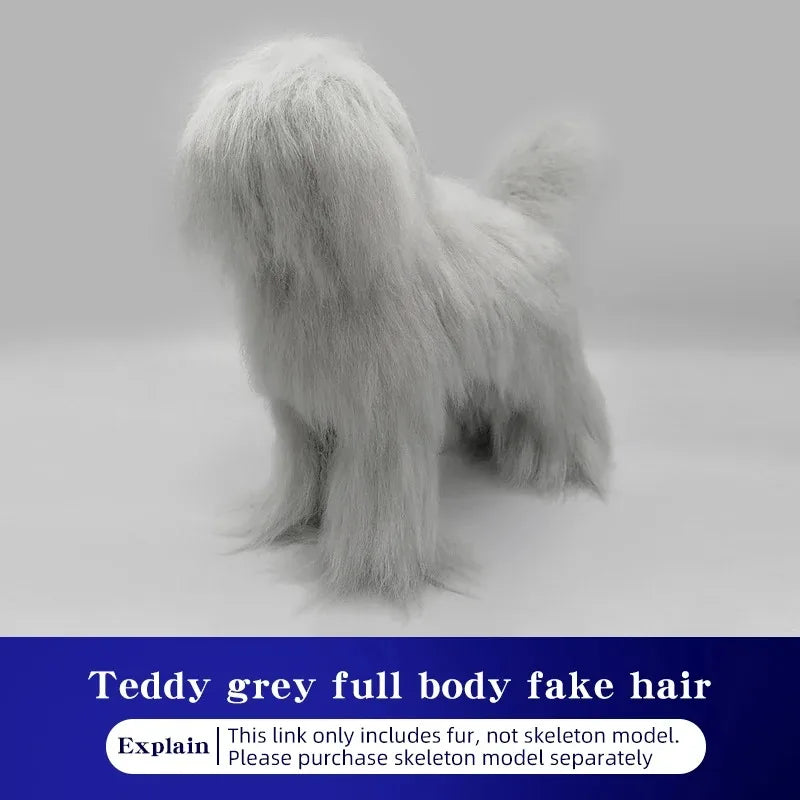 Teddy Dog Pet Simulation Hair Pet Beauty Hair Beauty Whole Body Skeleton Model Pet Simulation Hair For Grooming Practice