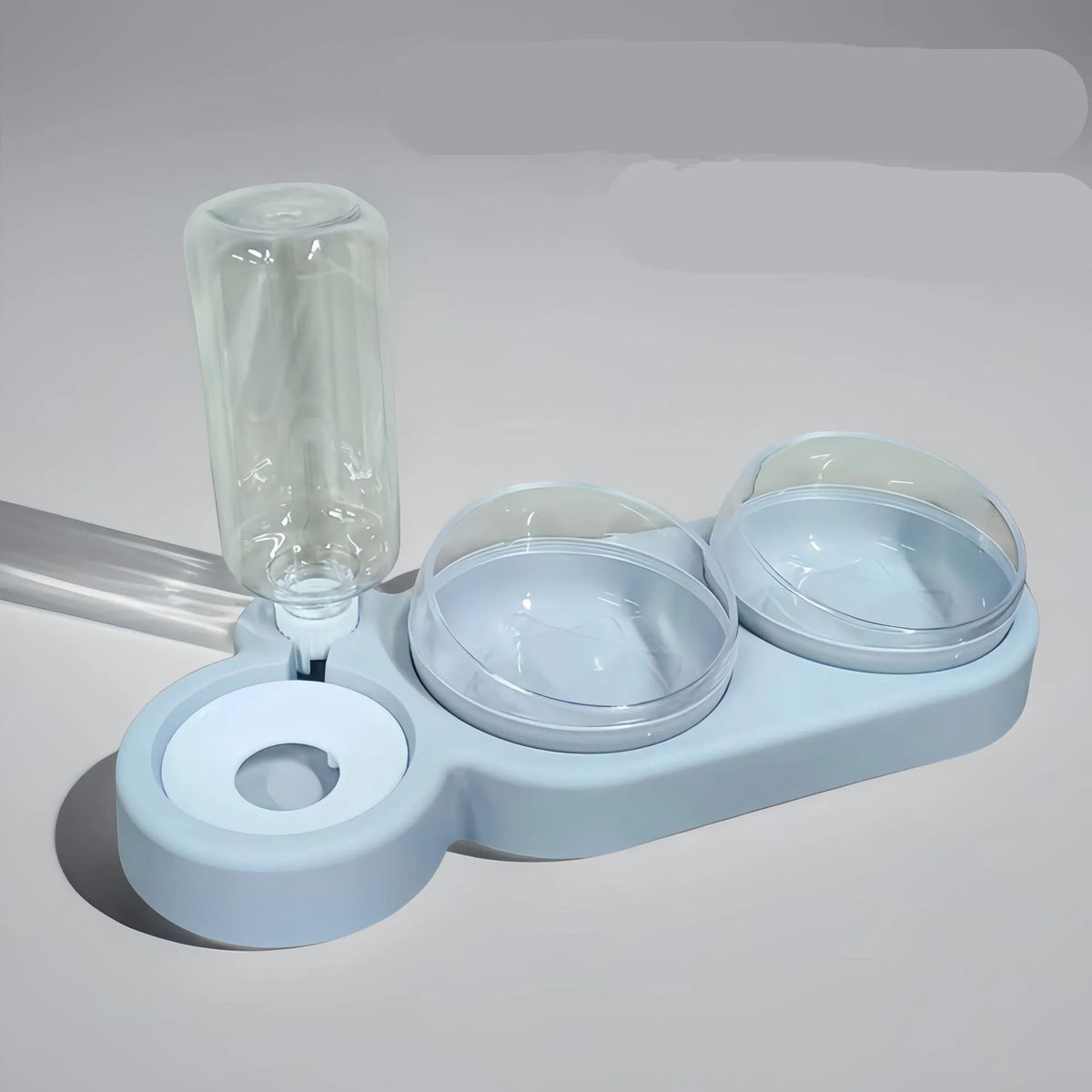 New Pet Automatic Feeders Three Bowl Pet Water Dispenser Feeders Large-diameter Dog Basin Cat Bowls Pet Automatic Feeders