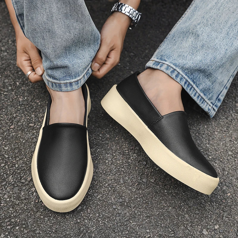 Luxury Brand Men's Loafers Slip-On Comfortable Casual Shoes Breathable Soft Sole Driving Moccasin Classic Male Walking Shoes