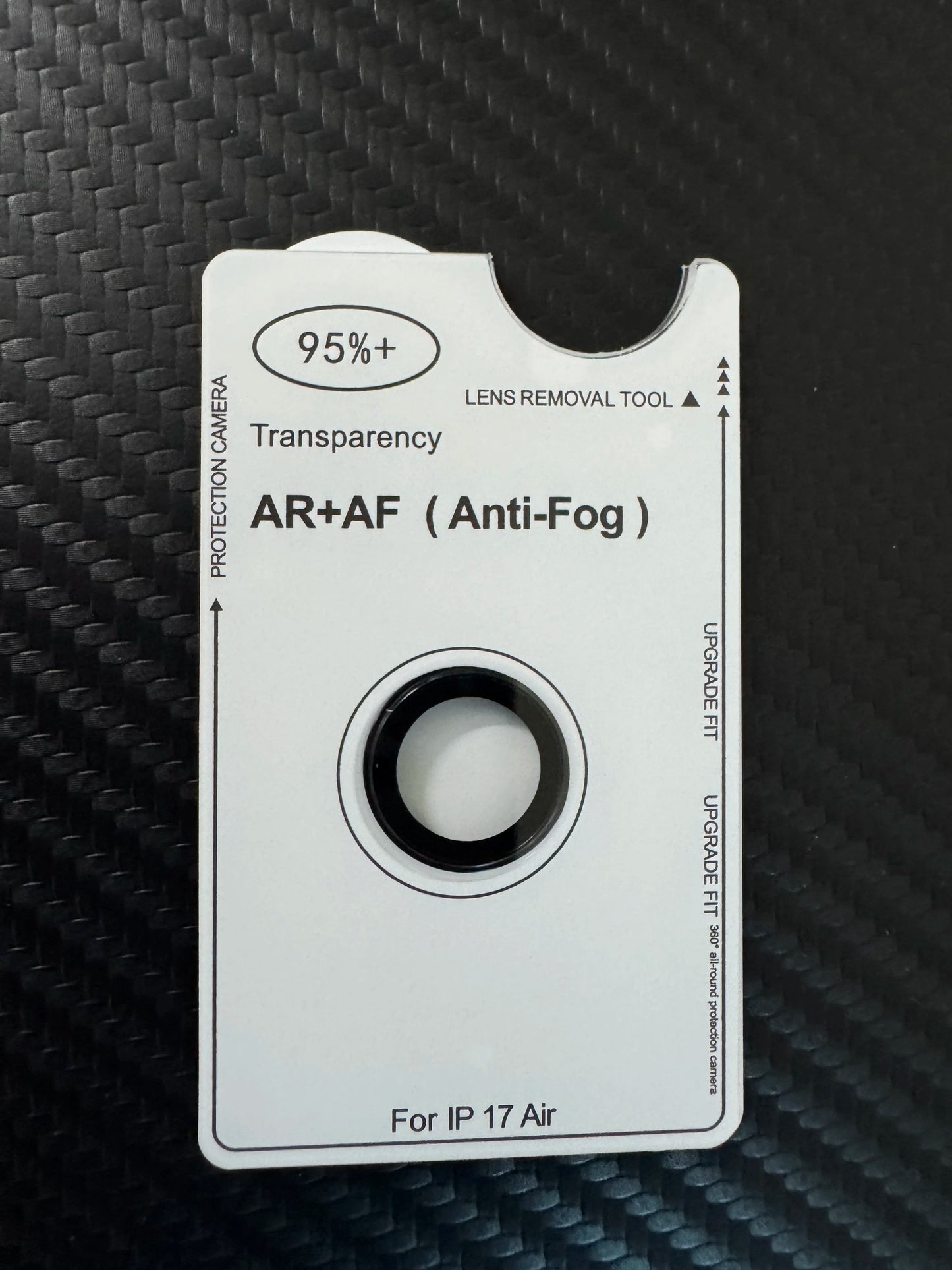 For iPhone 17 Air Original AR AF Anti-Fog Color Rear Camera Tempered Glass Protective Film Black Silver Grey Golden