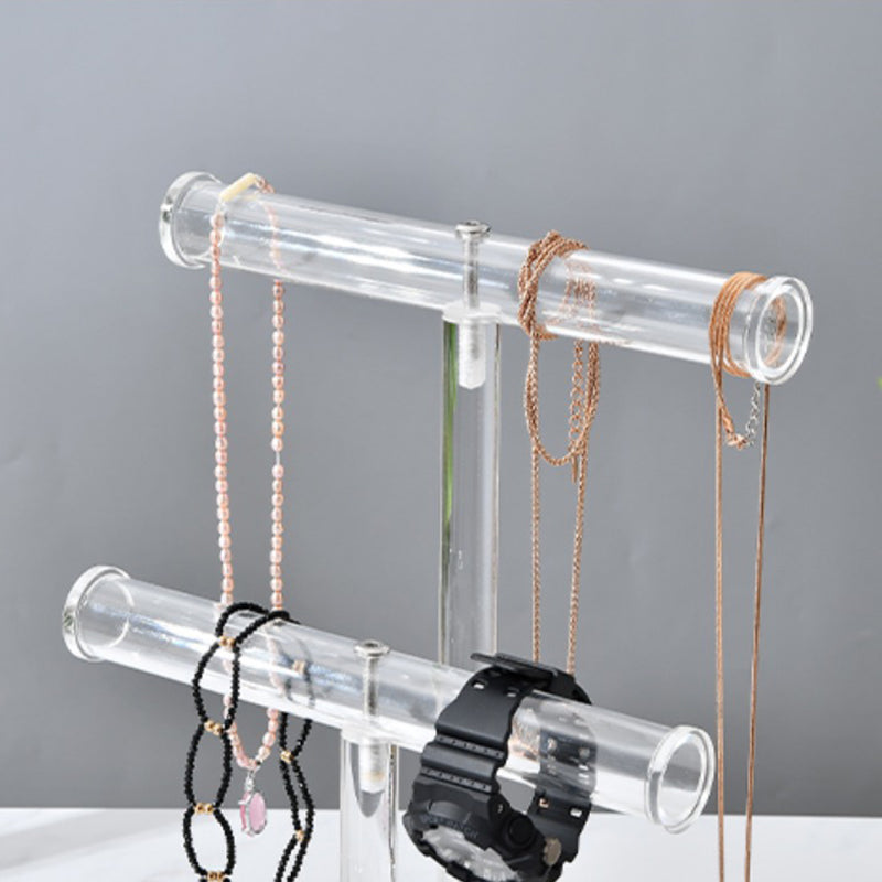 Clear Acrylic Bracelet Holder Stand Jewelry Display Organizer Shelf for Necklaces and Bracelets  Jewelry Packaging & Display