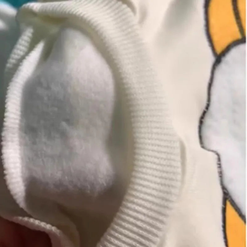 3Pcs Boys Fleece Sets Baby Girls Winter Autumn Thicken Clothes Suits Children Autumn Cartoon Hooded Jackets+Top+Pants Outfits