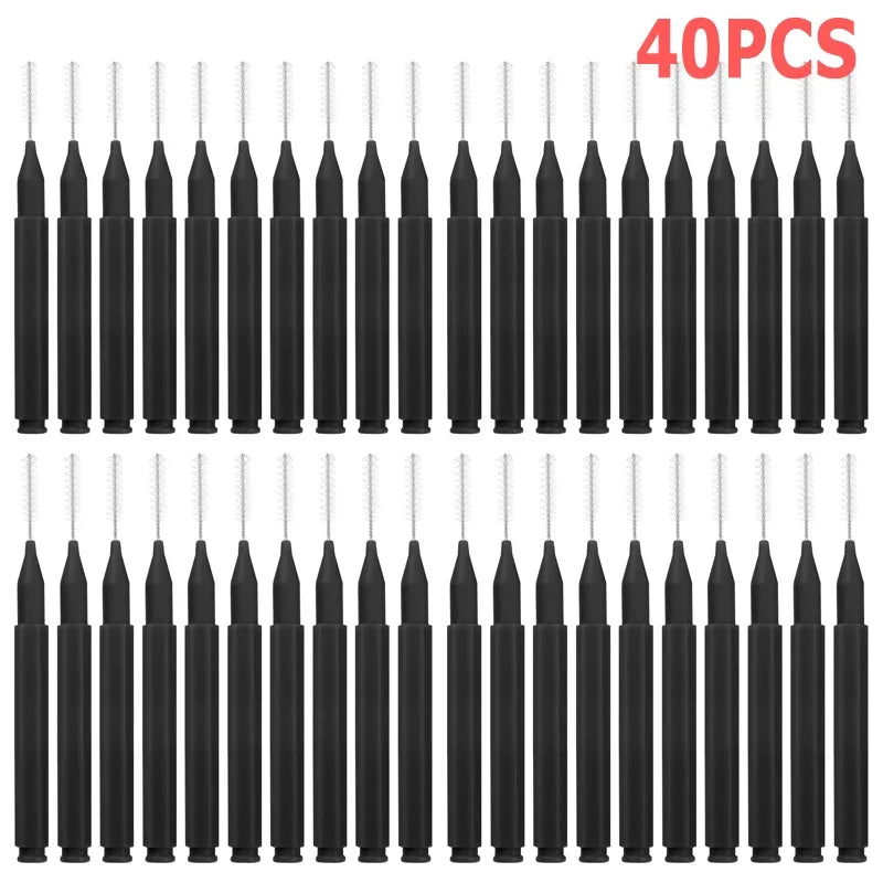 10-100Pcs Mini Eyebrow Brush Brow Lifting Brush Disposable Brow Lifting Brush Micro Bendable Eyelash Brow Applicator Makeup Tool
