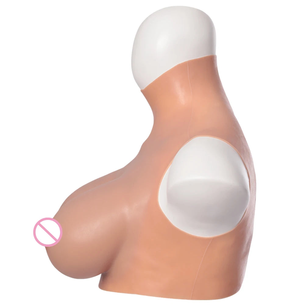 Realistic Silicone Breast Forms Artificial Fake Boobs for Crossdresser Shemale Drag Queen Transgender Cosplay
