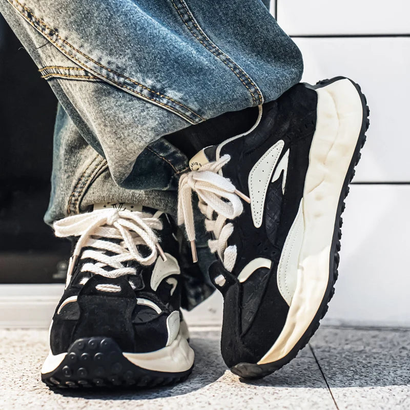 New Arrival Men's Casual Shoes PU Leather Sneakers Comfortable Tenis Masculino Outdoor Male Treking Footwear Travel Skate Shoes