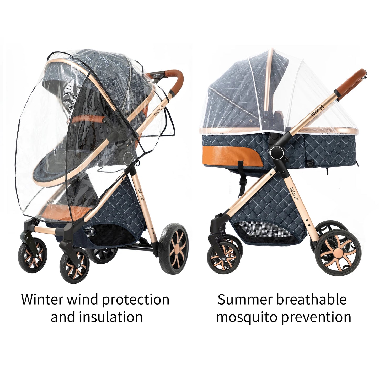 Baby stroller 3 in 1 for newborn Lightweight baby stroller cars for child car seat compact baby stroller foldable baby stroller