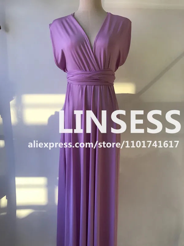 Multiway Maxi Dress Bridesmaid Dress Infinity Cocktail Dress Floor Length Bridesmaid Dress Maxi Dress for Bridesmaid Gifts