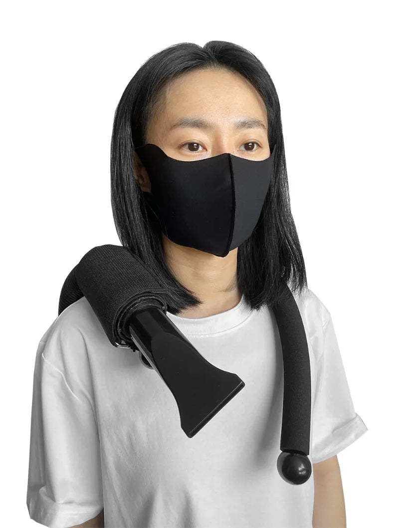 Pet Portable Neck Hair Dryer Holder Cat Grooming Supplies Adjustable Wind Direction Angle Pet Cleaning Products Accessories