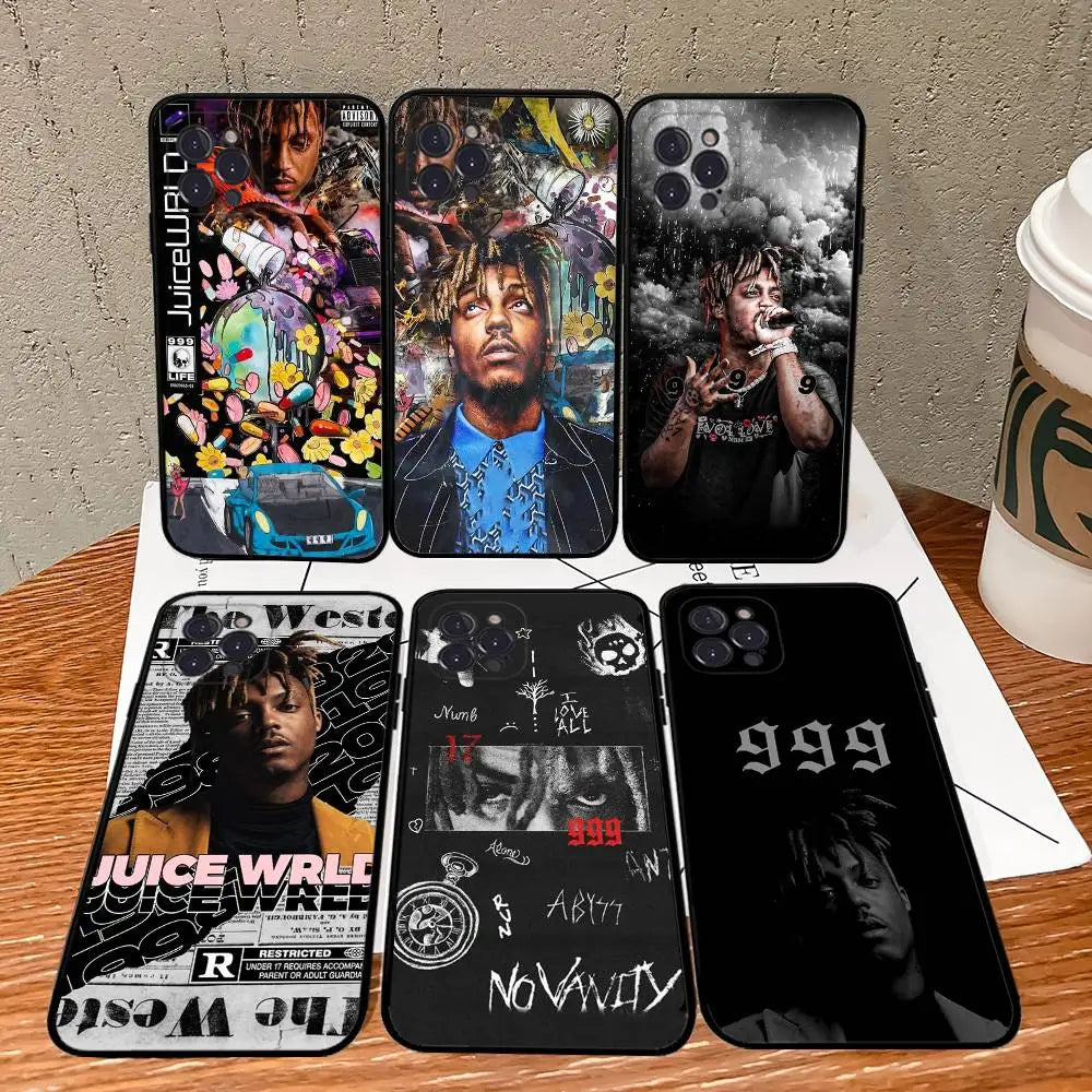 Juice Cool 999 Wrld Phone Case For IPhone 16 17 Air 15 14 13 12 11 Pro Max 16E Plus Fundas