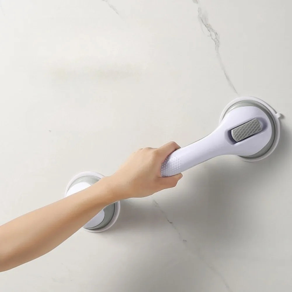Heavy Duty Suction Grab Bar Shower Bathroom Safety Handle Anti-Slip Grip Elderly Assist Balance Bar Handicap Bathing Tools