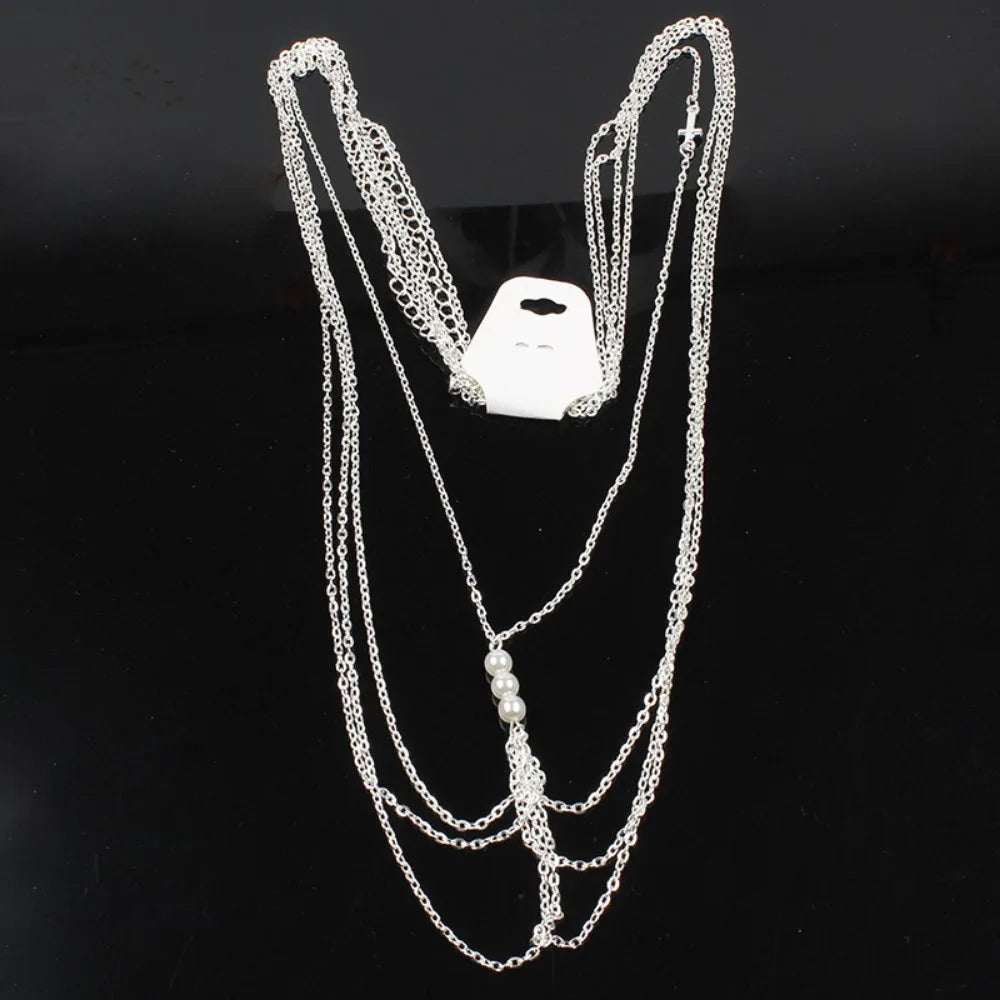 Simple Sexy Chest Chain Bikini Belly Chains for Women Cross Waist Chains Female Body Suit Girl Fashion Beach  Jewelry