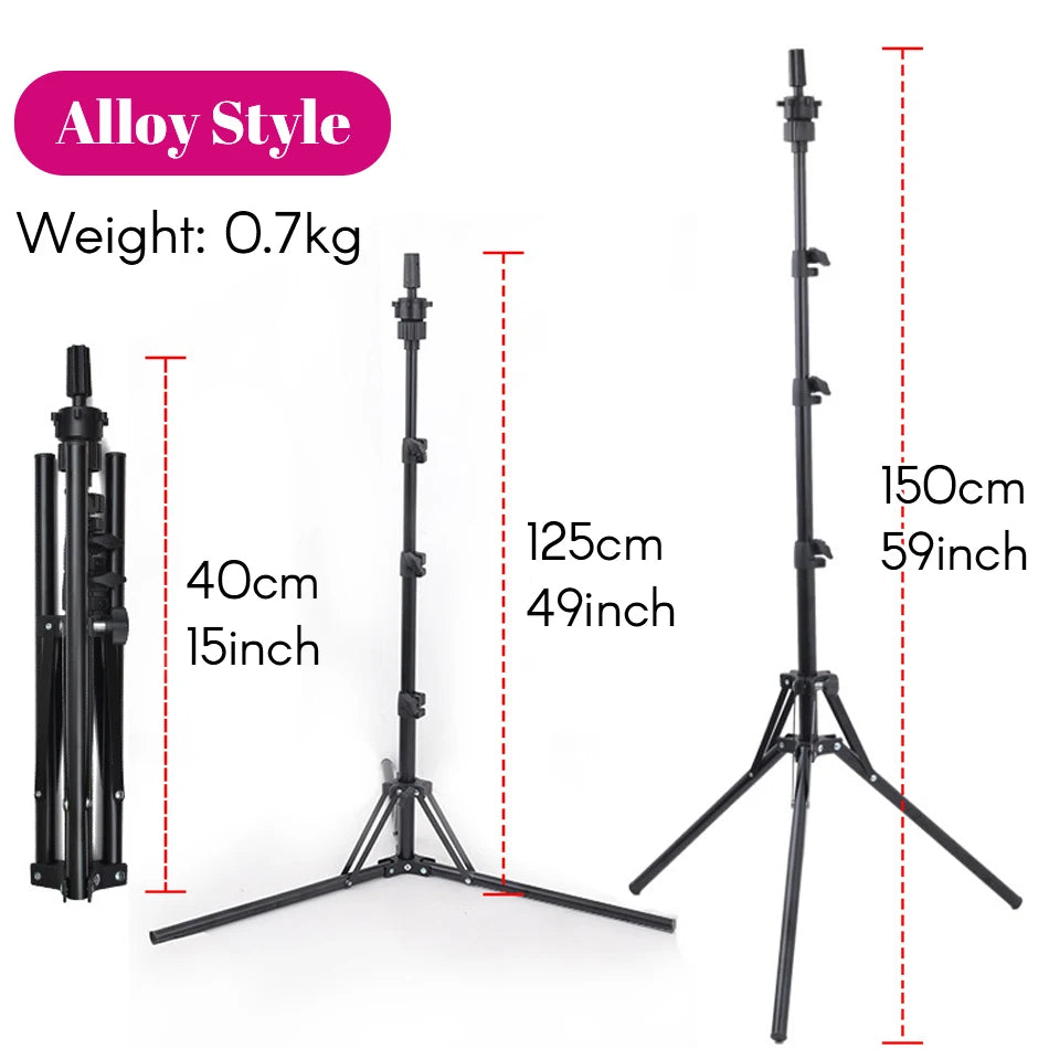 Mannequin Head Wig Stand With Adjustable Wig Tripod Stand Holder For Wigs Making Display cosmetology supplies hairdressing head