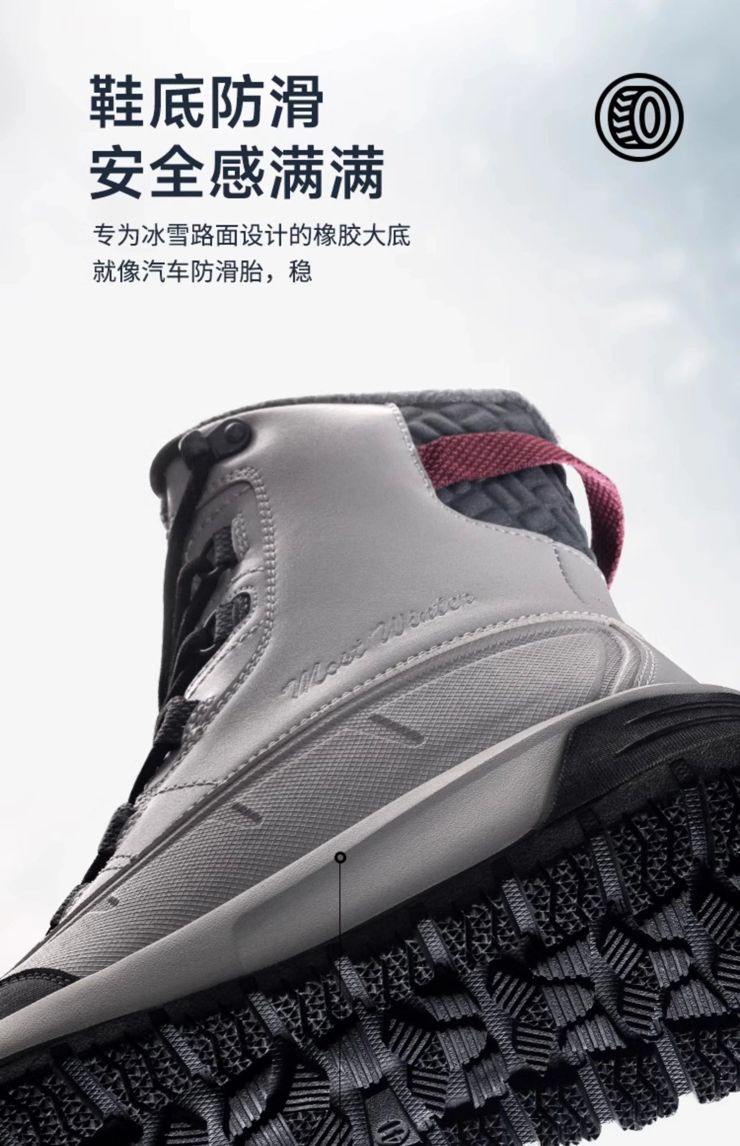 Men's Winter Boots 2025 New Waterproof Anti Slip Snow Boots For Men Thickened Fleece Outdoor Winter Sport Shoes Man For -40℃