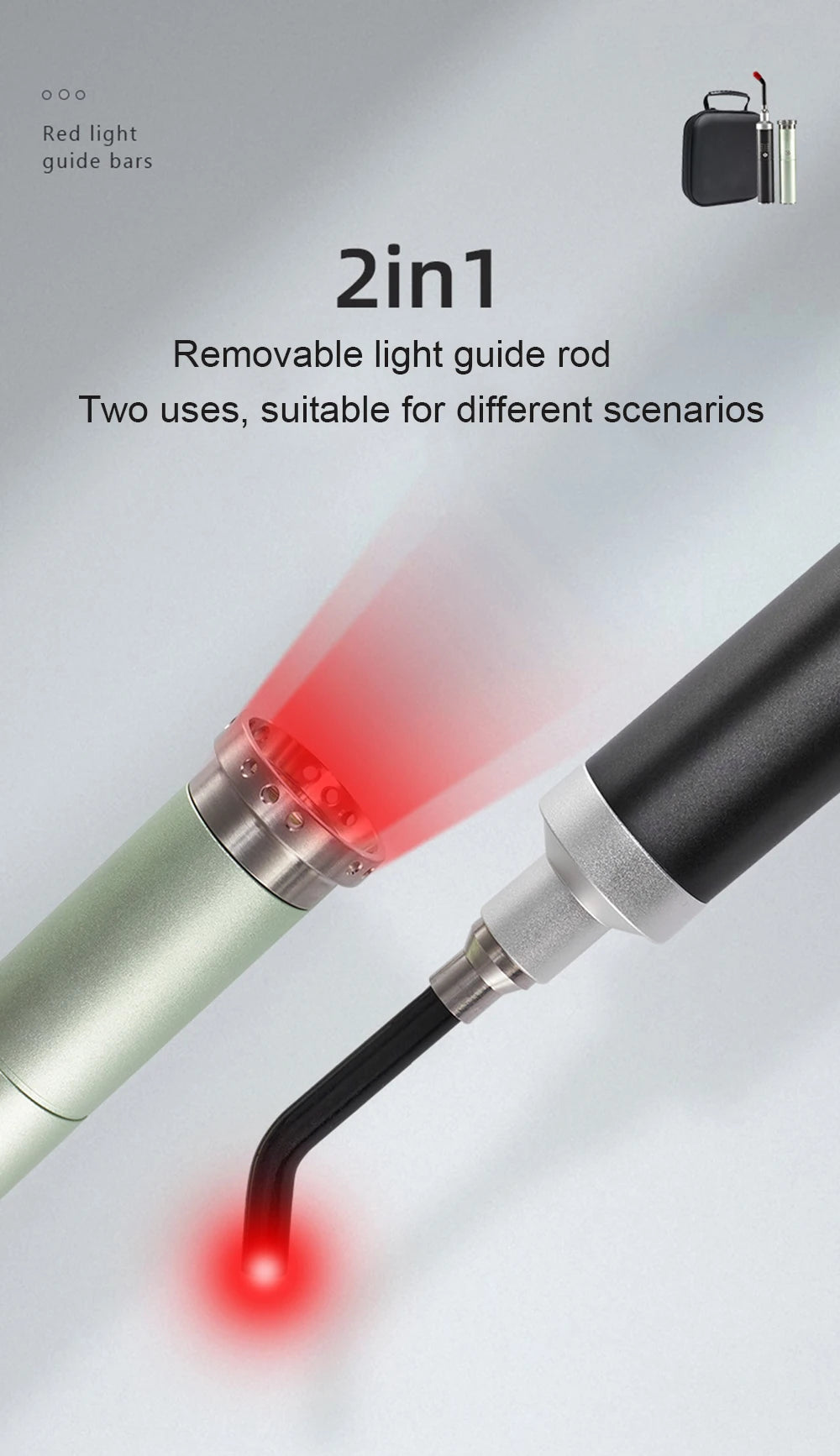 Red Lights Therapy Face Home Use Beauty Devices Cold Sore Canker Sore Treatment Infrared Light Therapy Wand For Body Pain Relief