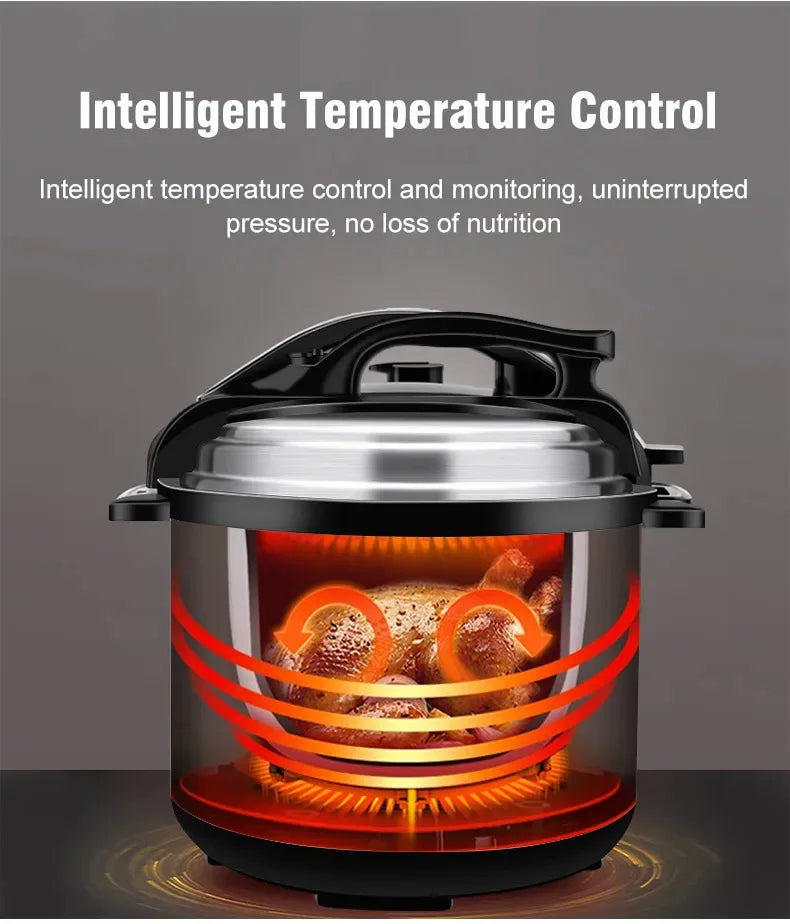Multifunction Electric Pressure Cooker Rice Meat Soup Cooking Intelligent Reservation Non-Stick Kitchen Pot For 110v 220v