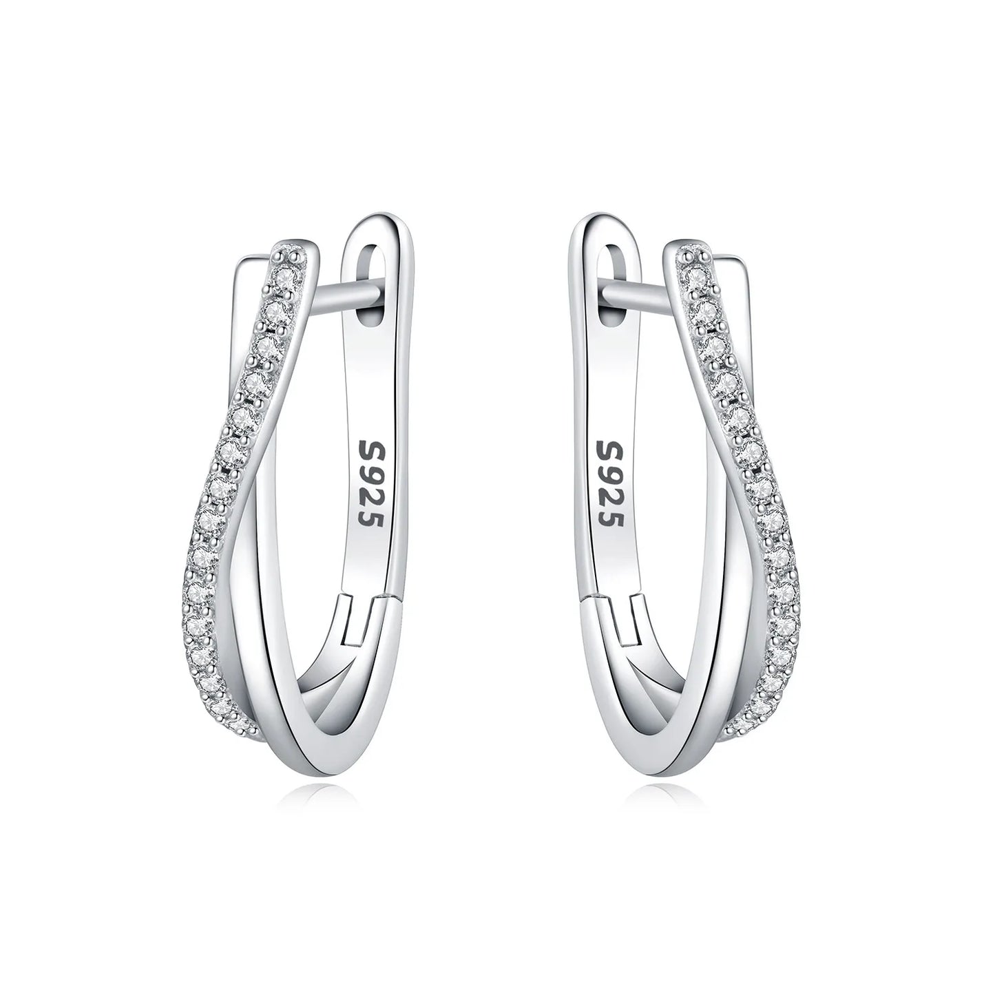 925 Sterling Silver Needle Iris Flower Hoop Earrings for Women Original Elegant Versatile Jewelry Birthday Party Fine Gift 2026