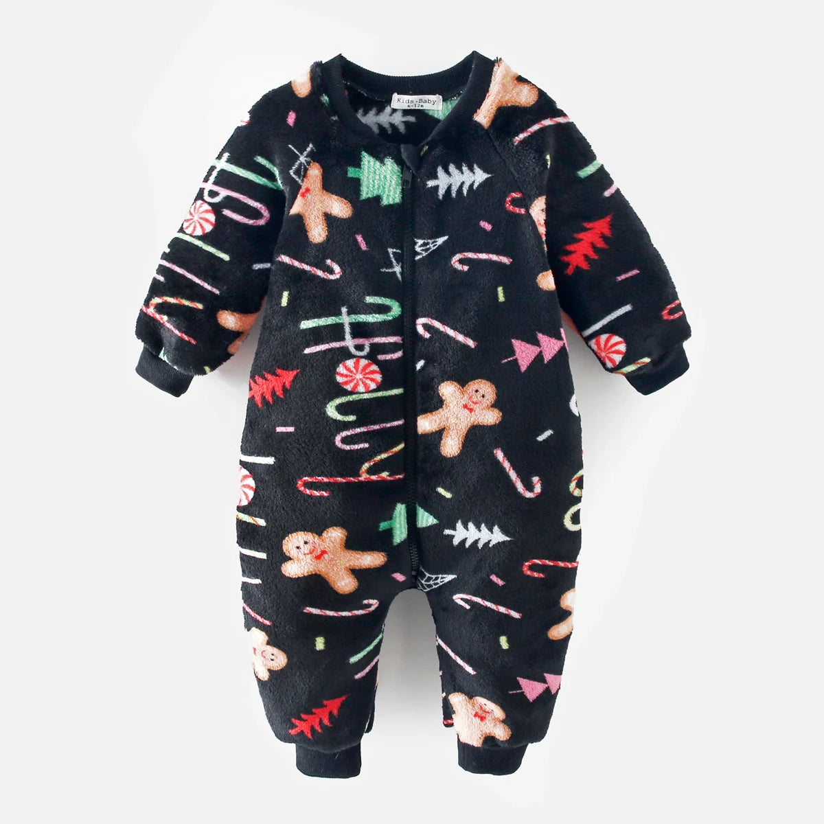 Toddler Christmas Winter Jumpsuits  Fleece Thickened Rompers Infants Baby Clothing Warm Cozy