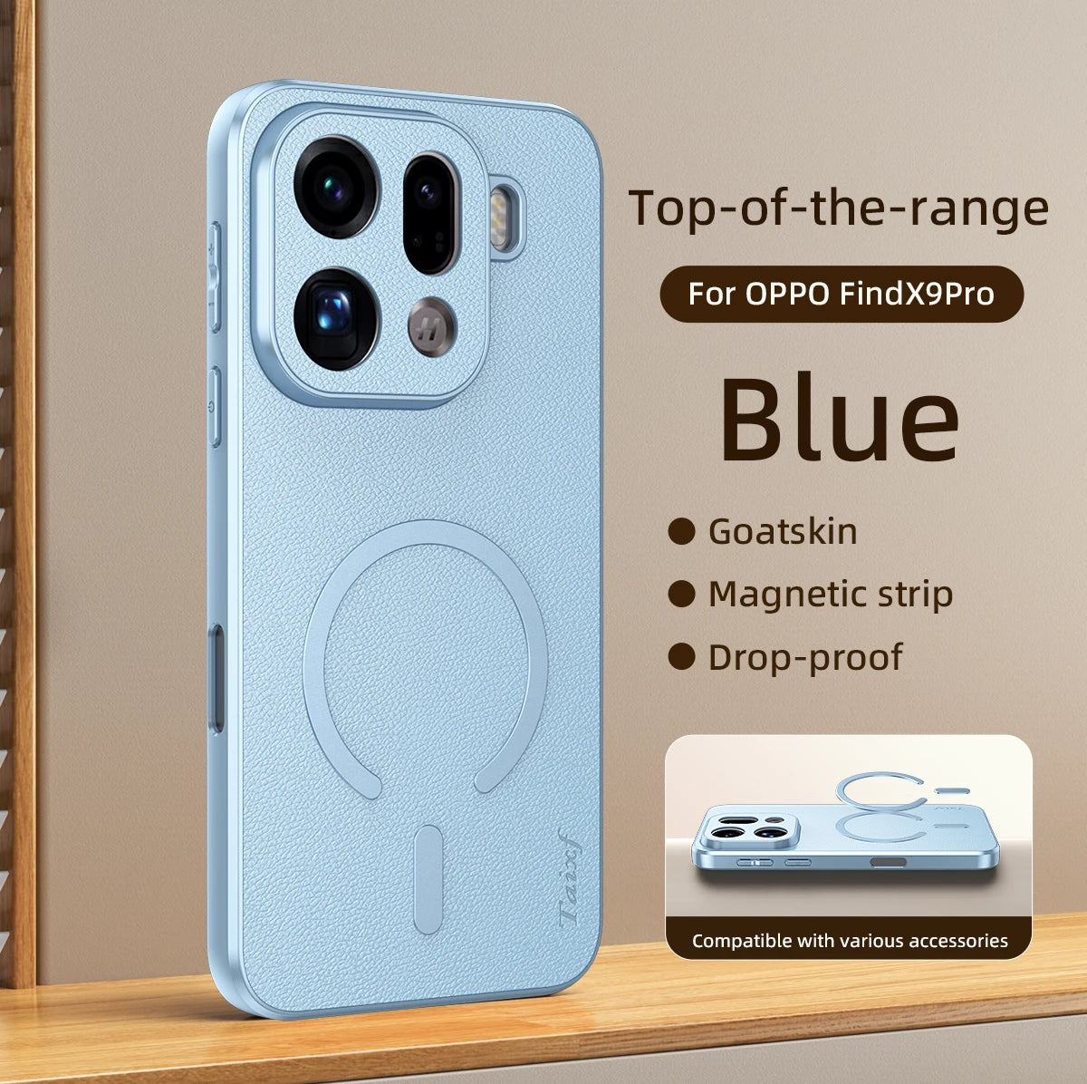 For POCO F8 Ultra Goat Leather TPU Frame Shockproof Case For Redmi K90 Pro Max Built-in Magnetic Strip Lens Protection Shell