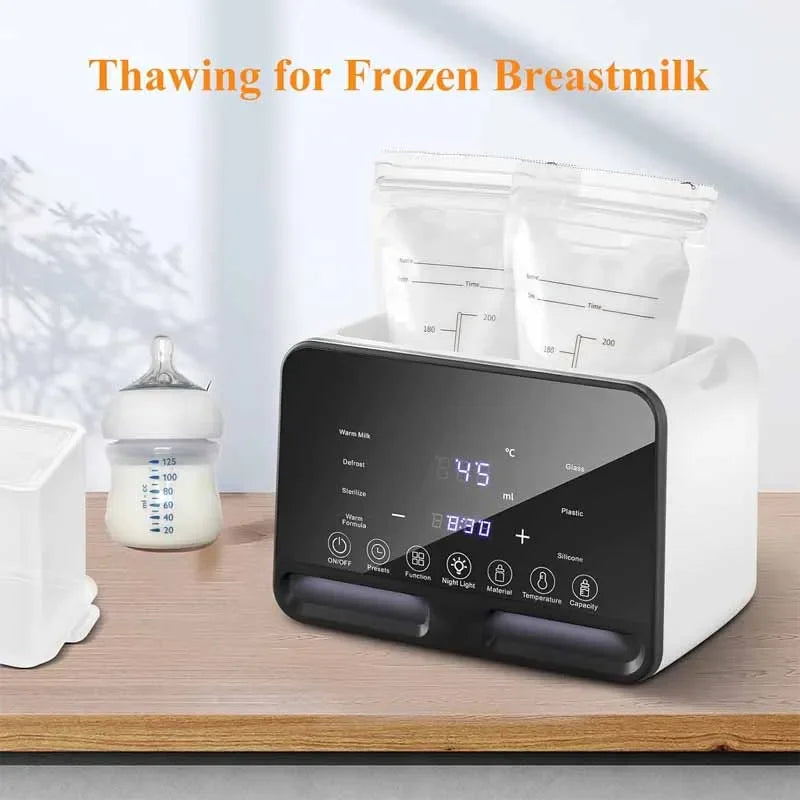 Baby Bottle Warmer Multifunction Sterilizer Accurate Temperature Control Fast Milk Bottle Warmers with Timer Newborn Accessories