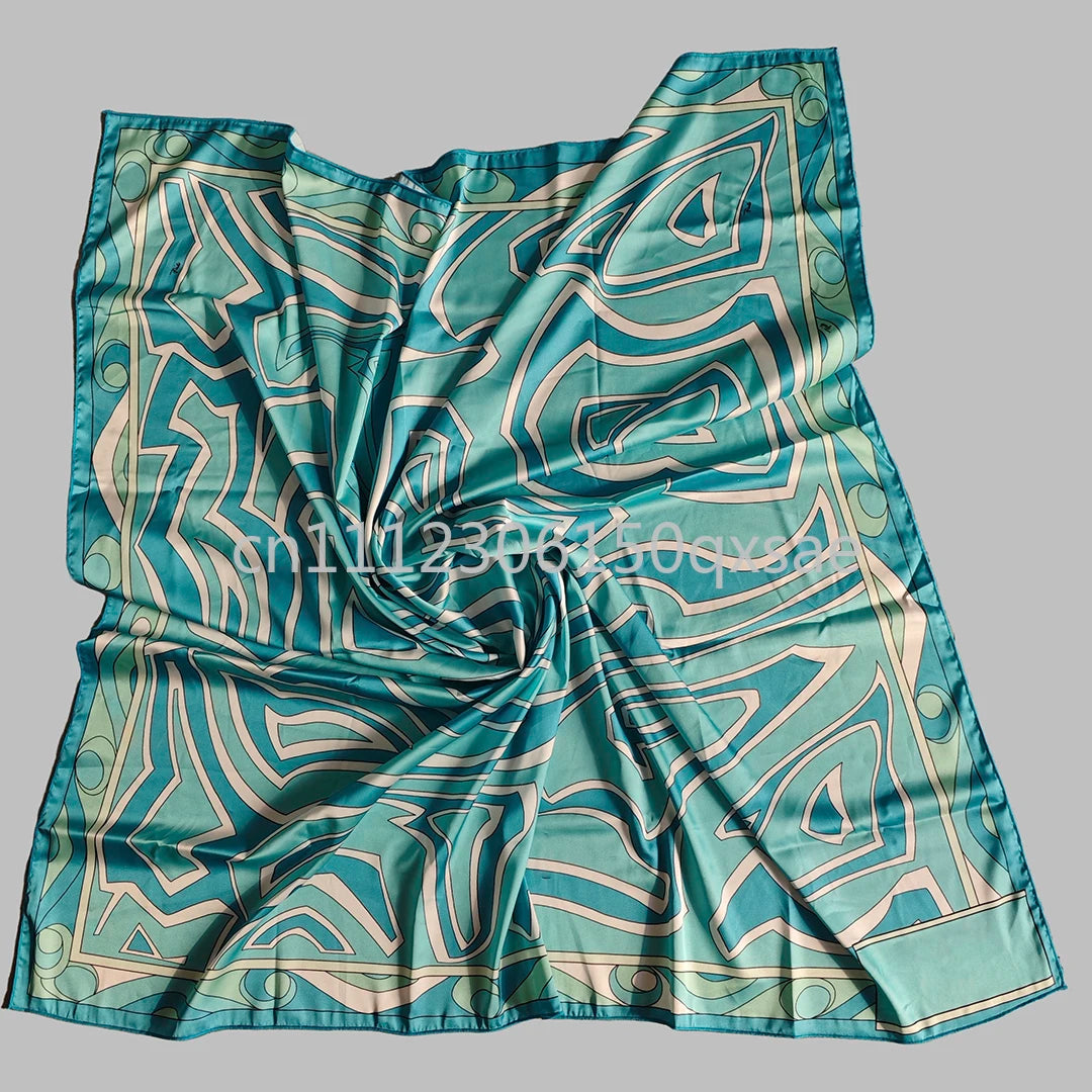 Women's Pink Headband Scarf Swimsuits with Letter Signature Logo Lady Headband Scarf Bikini Sets Beachwear Swimwear