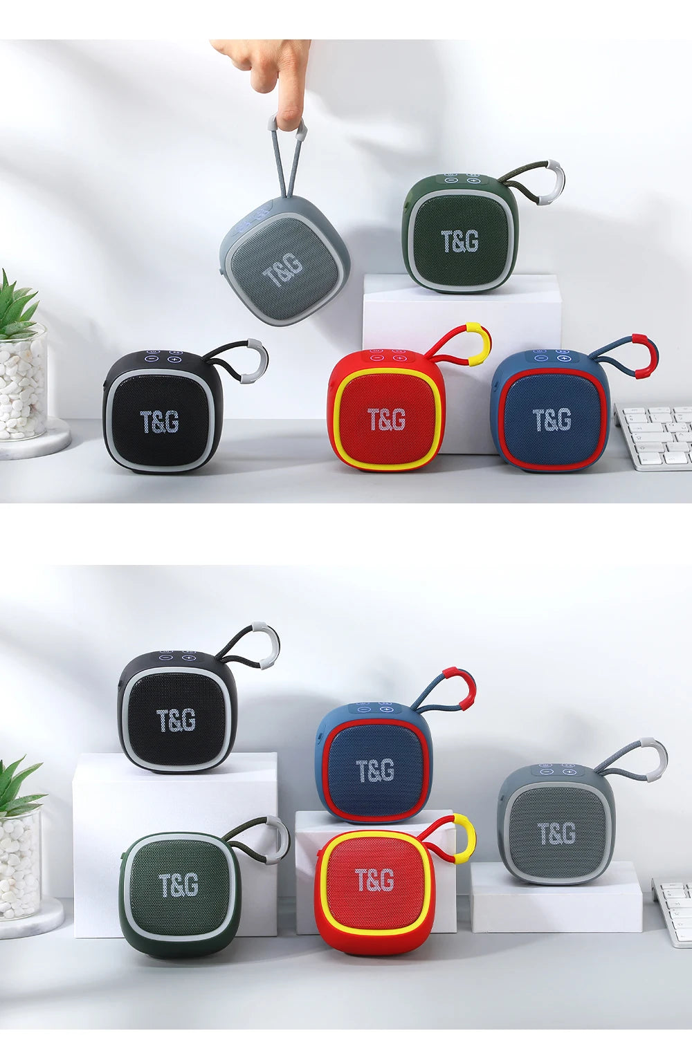 Bluetooth Speaker Mini Portable Wireless Powerful Speakers TWS BT 5.3 Sound Box HIFI Loudspeaker Supports TF Card Radio TG659