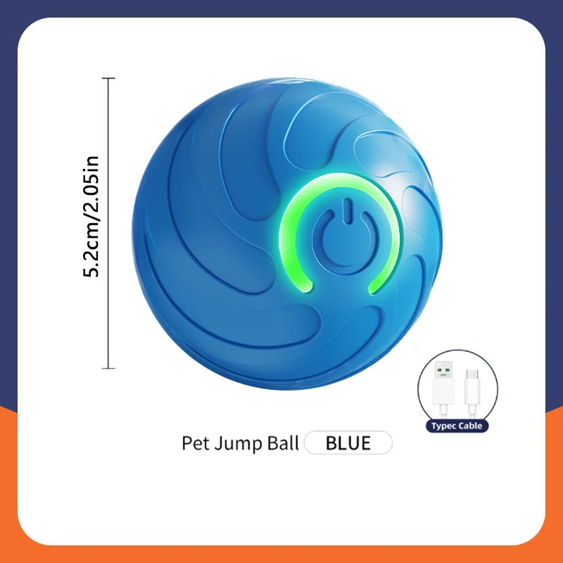 Smart Dog Toy Ball Automatic Interactive Pet Electronic Rolling USB Rechargeable Moving Bouncing for Puppy to Large dog Chew Toy