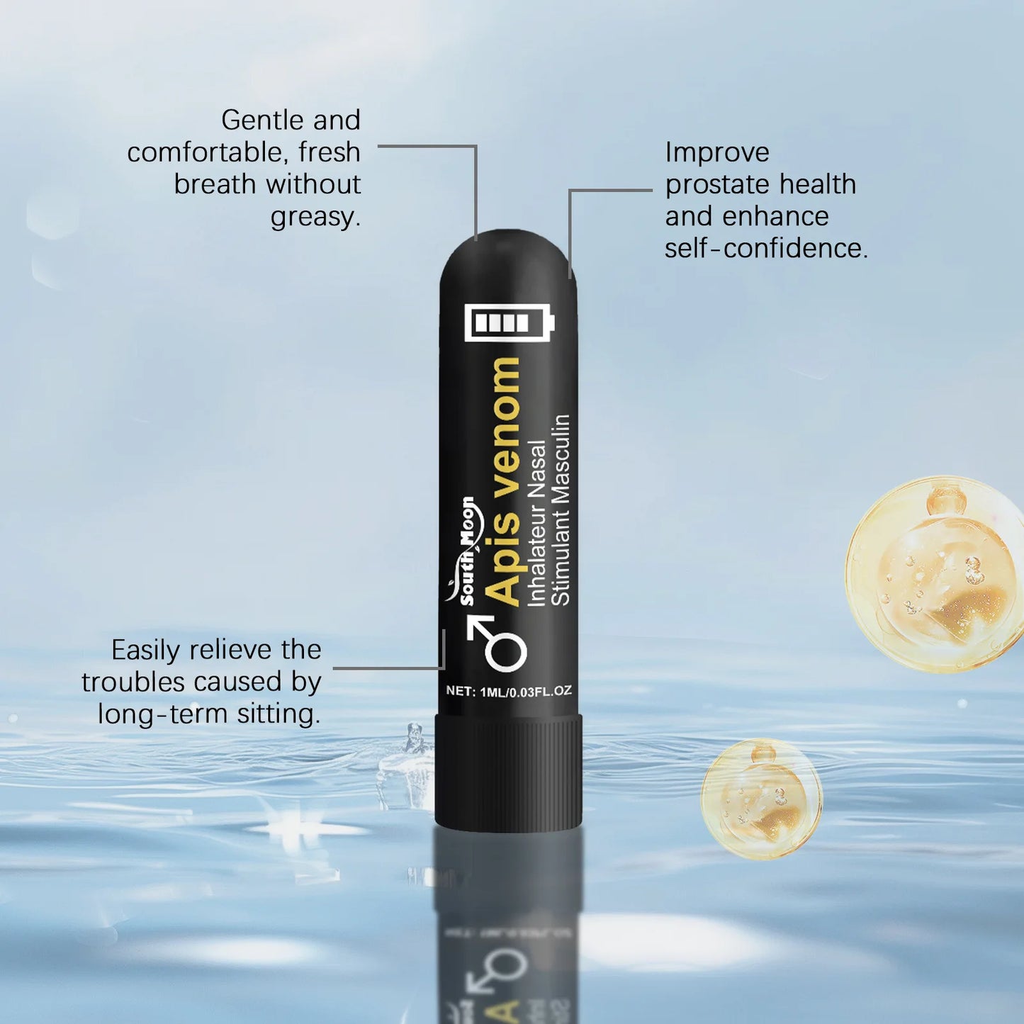 NEW Men's Nursing Nasal Sniffing Stick Gentle Care Daily Nutrition Body Comfortable Inhalation Nasal Sniffing Stick 2026