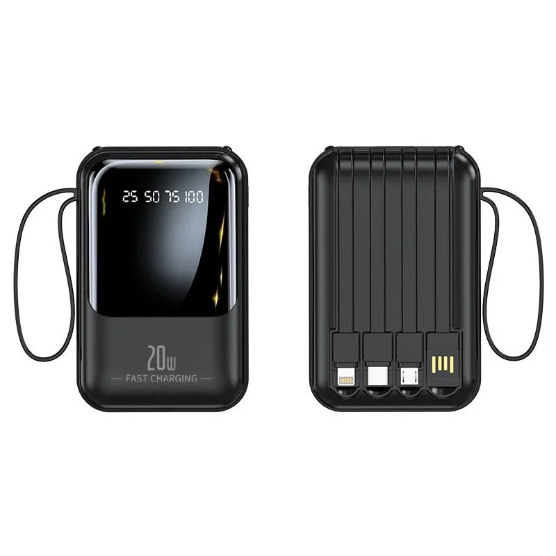 50000mAh Power Bank 120W Super Fast Charging 100% Sufficient Capacity Portable Battery Charger Digital Display For iPhone Xiaomi