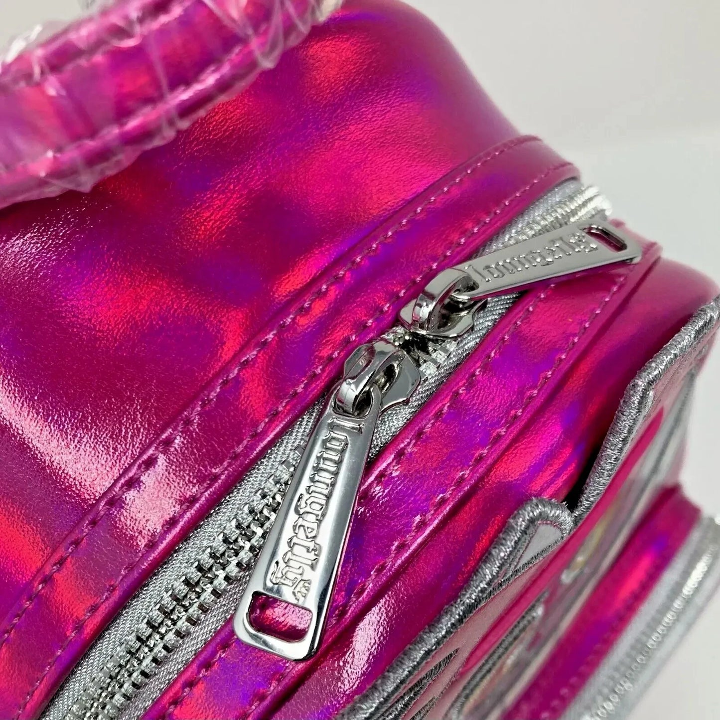 Loungefly Alice in Wonderland Cheshire Cat Mini Backpack Wallet Snap Flap Bifold