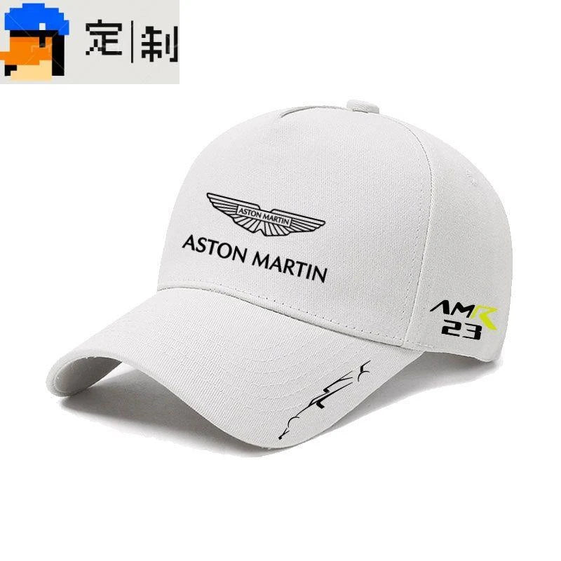 Breathable Hat  For Aston Martin DBX DBS V12 V8 DB11 DB9 Rapide AMR Vantage Personalized Cotton Racing Driver Baseball Cap