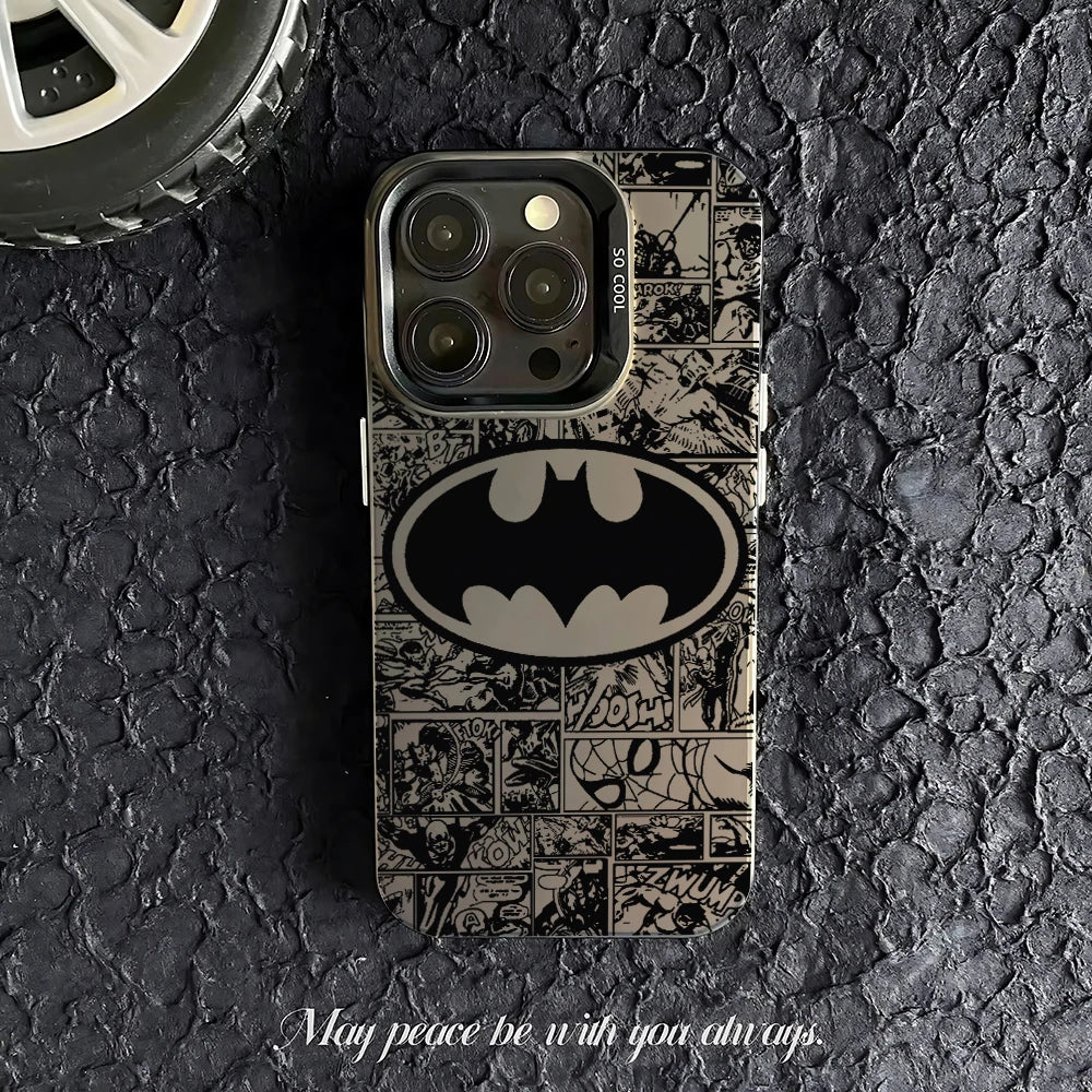 Cool Anime B-Batmans Phone Case For iPhone 17 17e 16e 16 15 14 13 12 11 mini Pro Max X XR 8 Air Plus Anti Fall Matte Back Cover