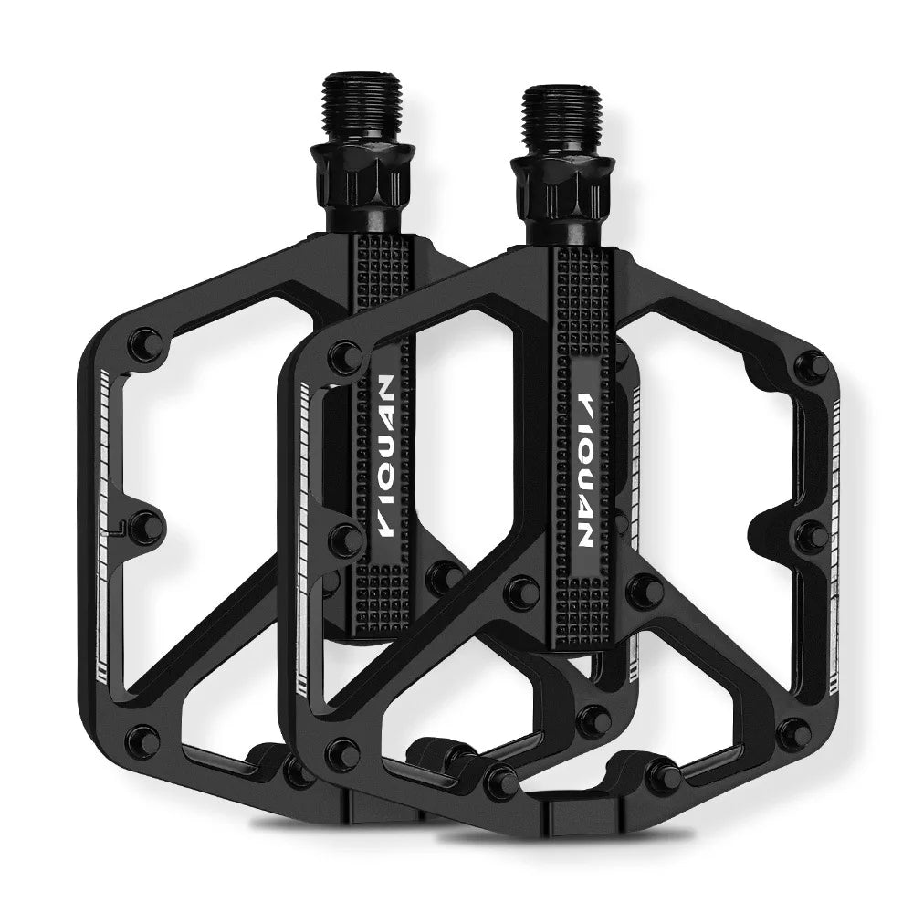 Mountain Road Bicycle Pedal Aluminum Alloy Pedal Double DU Pedal Anti-slip Widened Nail Pedal Bicycle Accessories Mtb Pedals