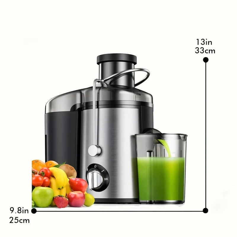 Multi-function Juicer, Juice Blender, Mixer, Food Processor, 3-inch Wide-mouth Juicer Extractor For Vegetables And Fruits, 3
