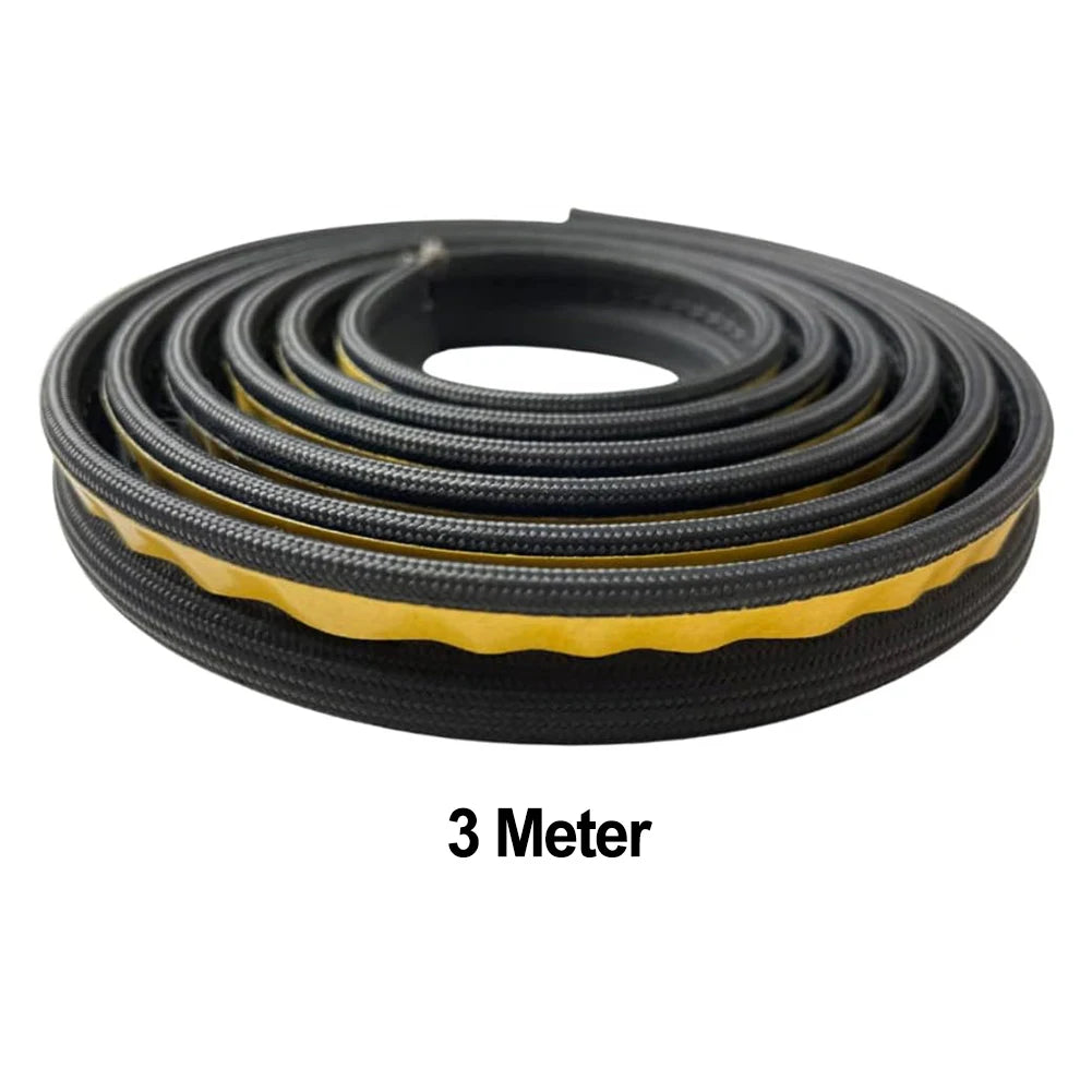 1pcs 10mm Fireplace Sealing Rope Wood Burning Stove Door Self-Adhesive Fiberglass Sealing Cord 2/3meter Insulation Gasket Tape