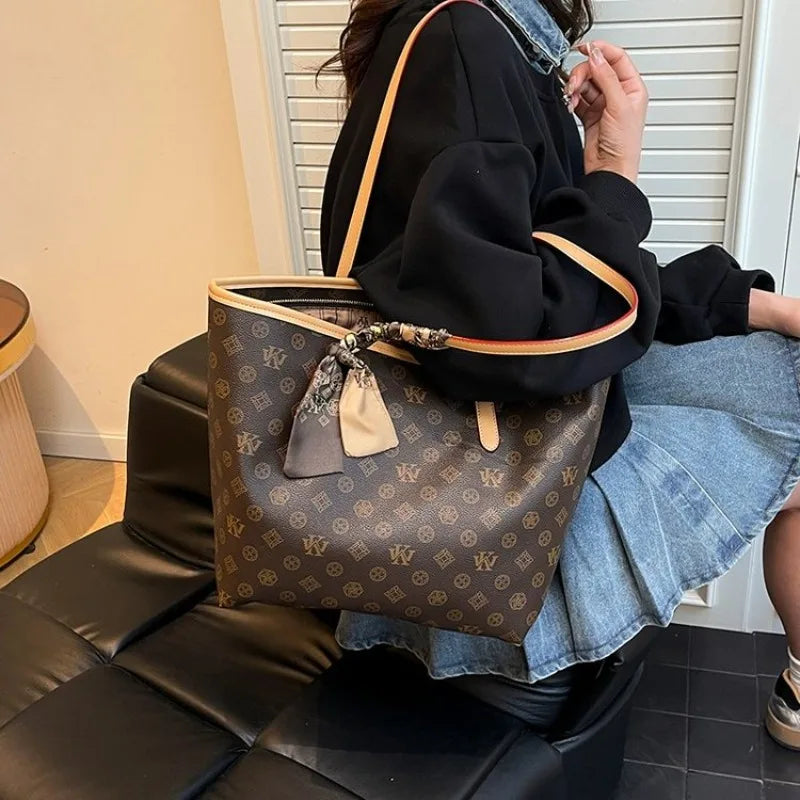 Stylish Designer Party Diaper Bag For Women Luxury Leather Tote Large Capacity Elegant Crossbody Handbag For Evening Outings