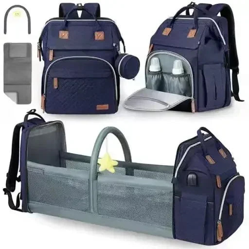 New Baby Diaper Bag Nappy Stroller Bags For Baby Maternity Bag Backpacks Crib Newborn Mommy Bag Changing Table Baby Bags For Mom