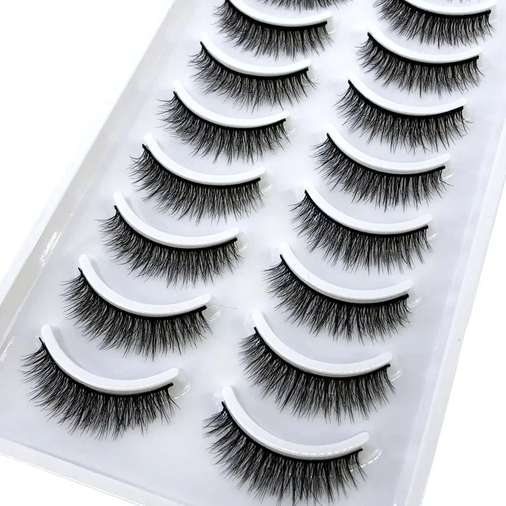 33 Style 10/50/100 Boxes 10Pairs Natural 3D Mink False Eyelashes Makeup Fake Eye Lashes Faux Cils Make Up Beauty Tools Wholesale