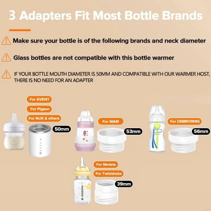 Portable Bottle Warmer Rechargeable Bottle Warmer Hassle Feeding J60B