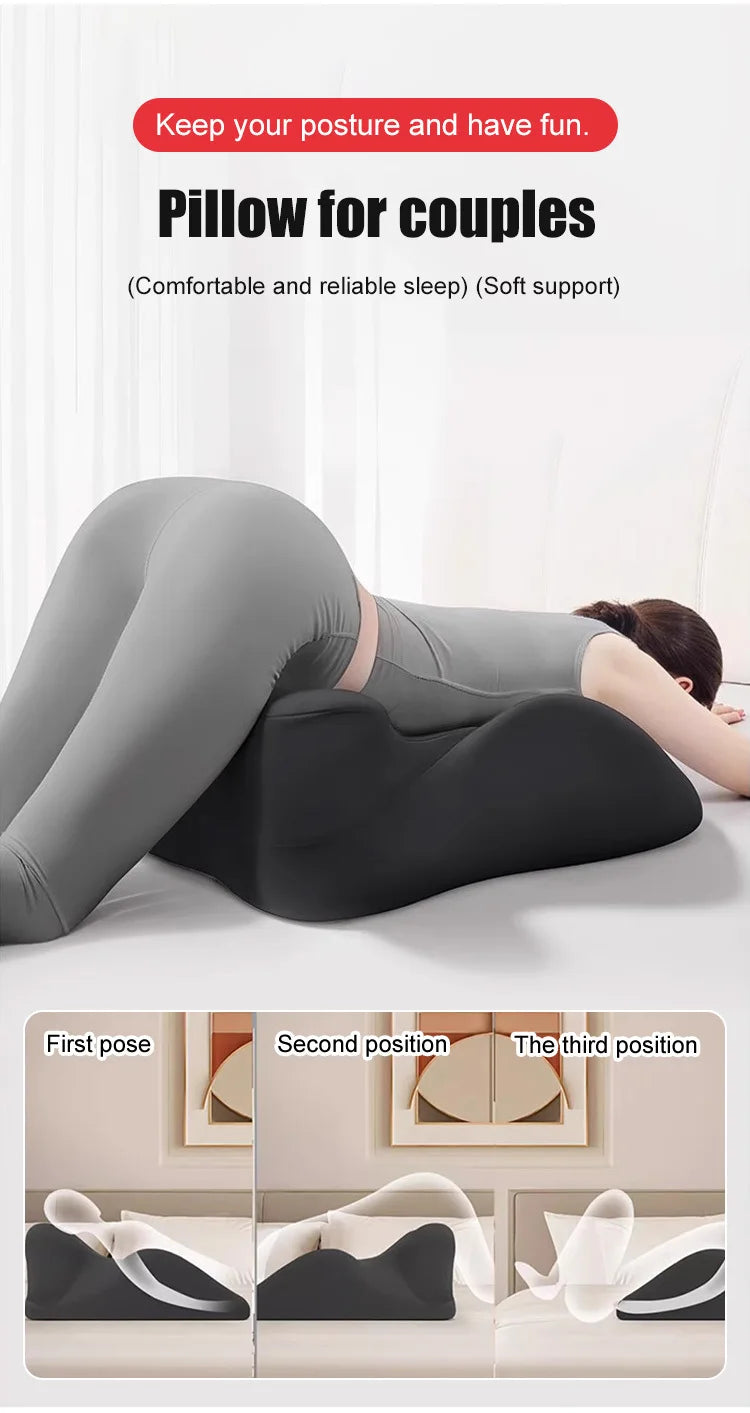 Multifunctional Bed Lounger Pillow for Sleeping, Reading and Phone Use – Ergonomic Support Cushion for Backrest and Neck Comfort