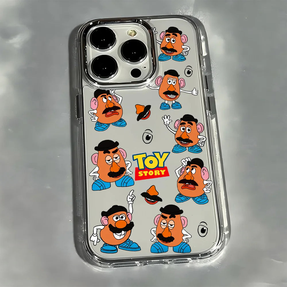 Cartoon Toy Story Woody Alien Phone Case For iPhone 17 16 15 14 13 12 11 mini Pro Max X XR XSMAX Air Plus Transparent Soft Cover
