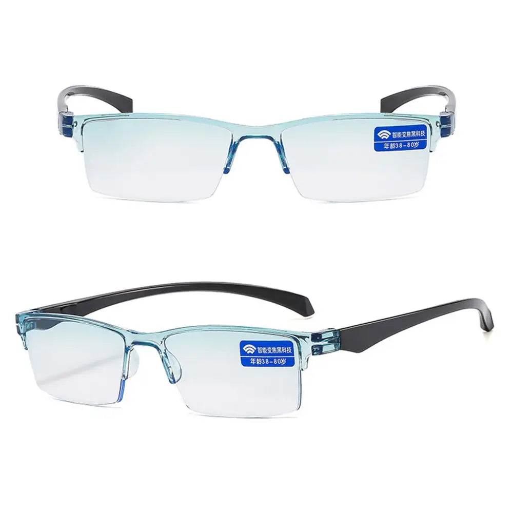 Autofocus Power Anti-Blue Light Reading Glasses Anti Blue Ray Near Far Automatic Zoom Eyeglasses Eye Protection PC